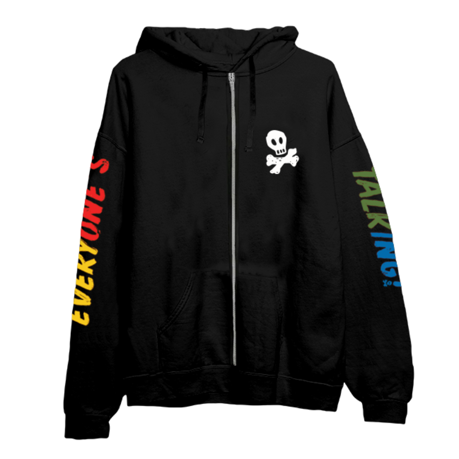 Everyone's Talking! Zip Hoodie Front
