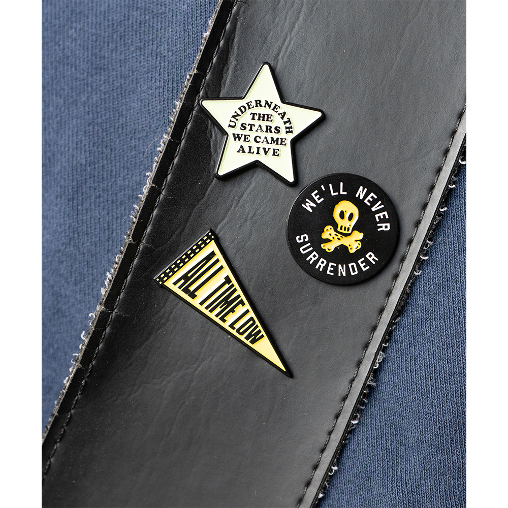 All Time Low Enamel Pin Set Lifestyle