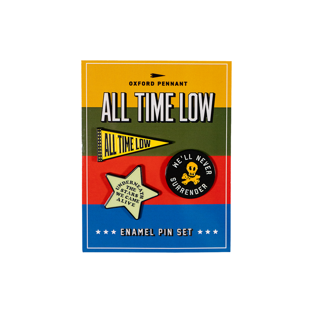 All Time Low Enamel Pin Set