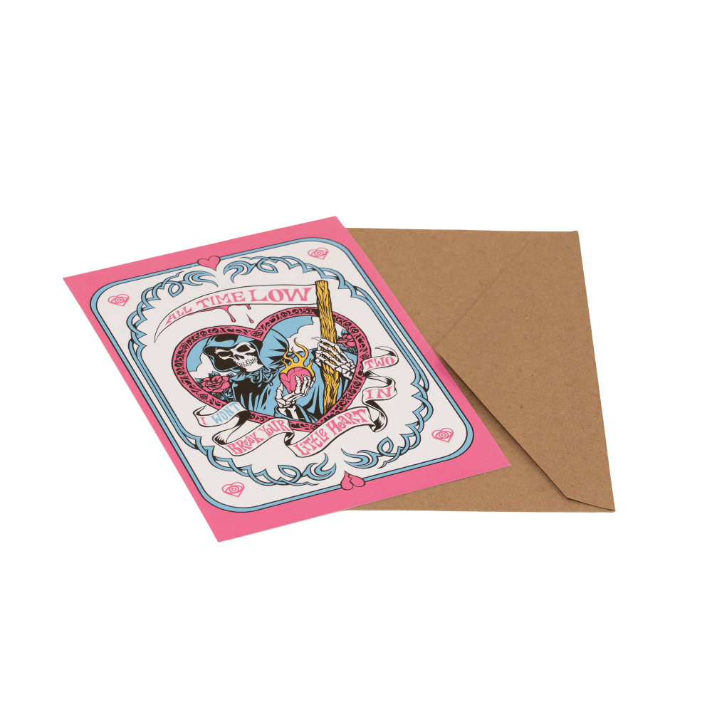 Break Your Little Heart Greeting Card Side