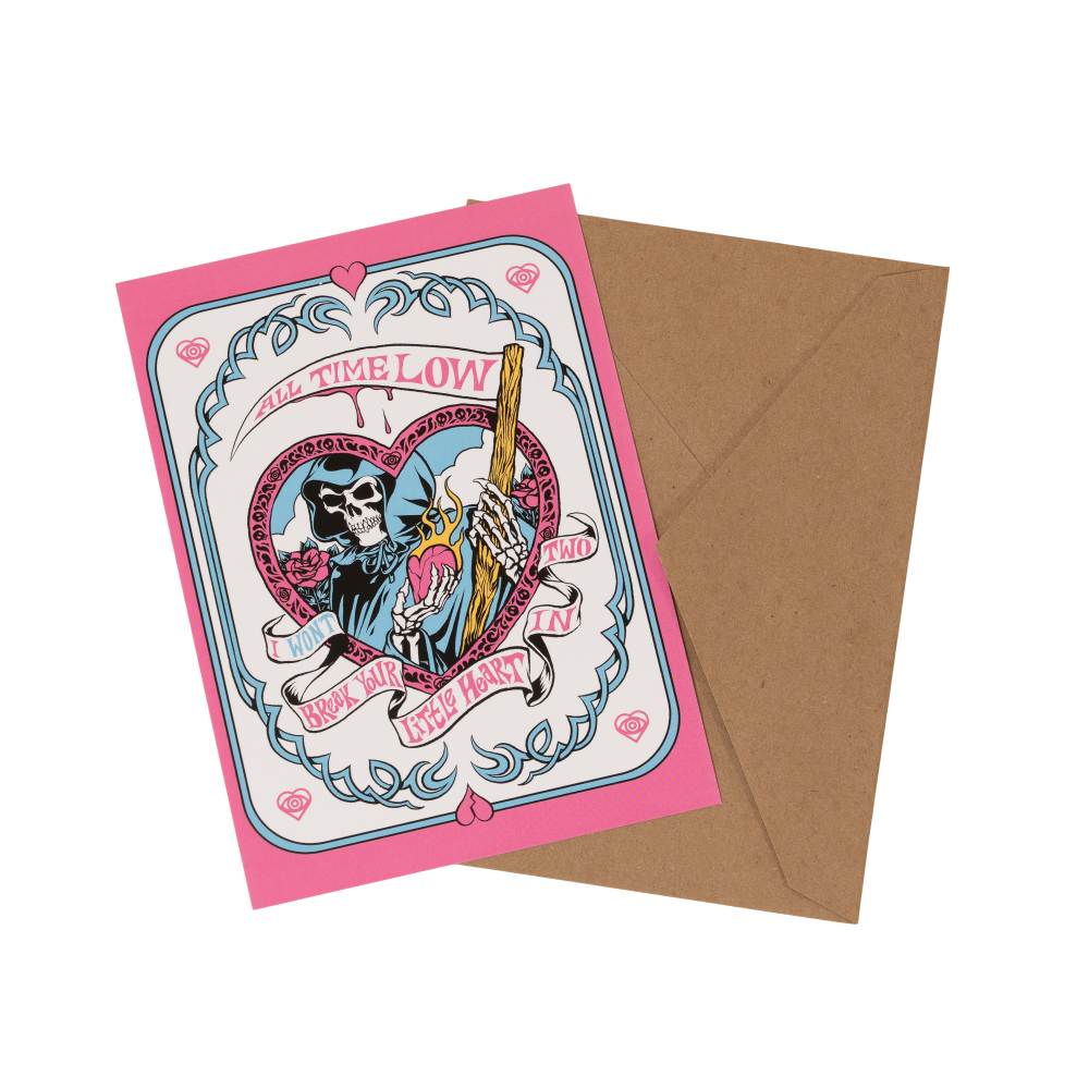 Break Your Little Heart Greeting Card Front