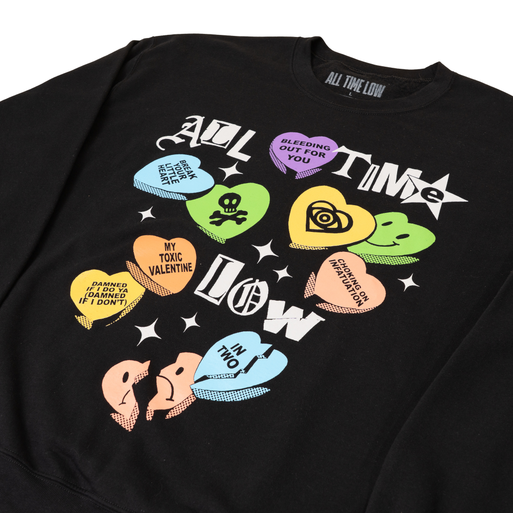 Candy Hearts Crewneck Detail 1