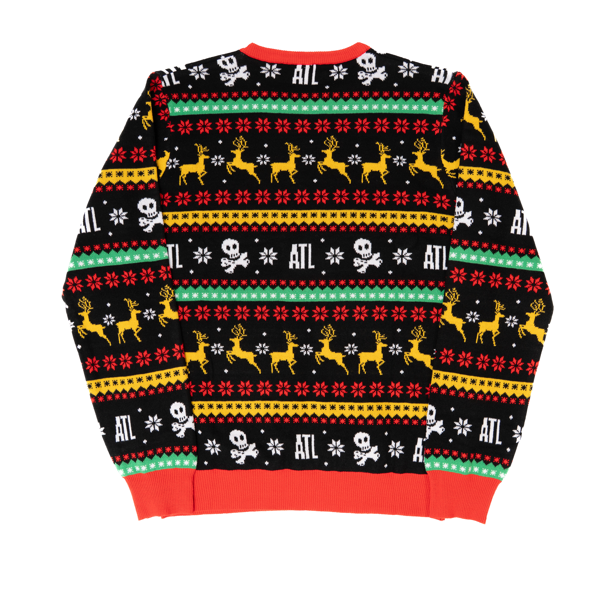 Merry Christmas Kiss My Ass Ugly Sweater Back