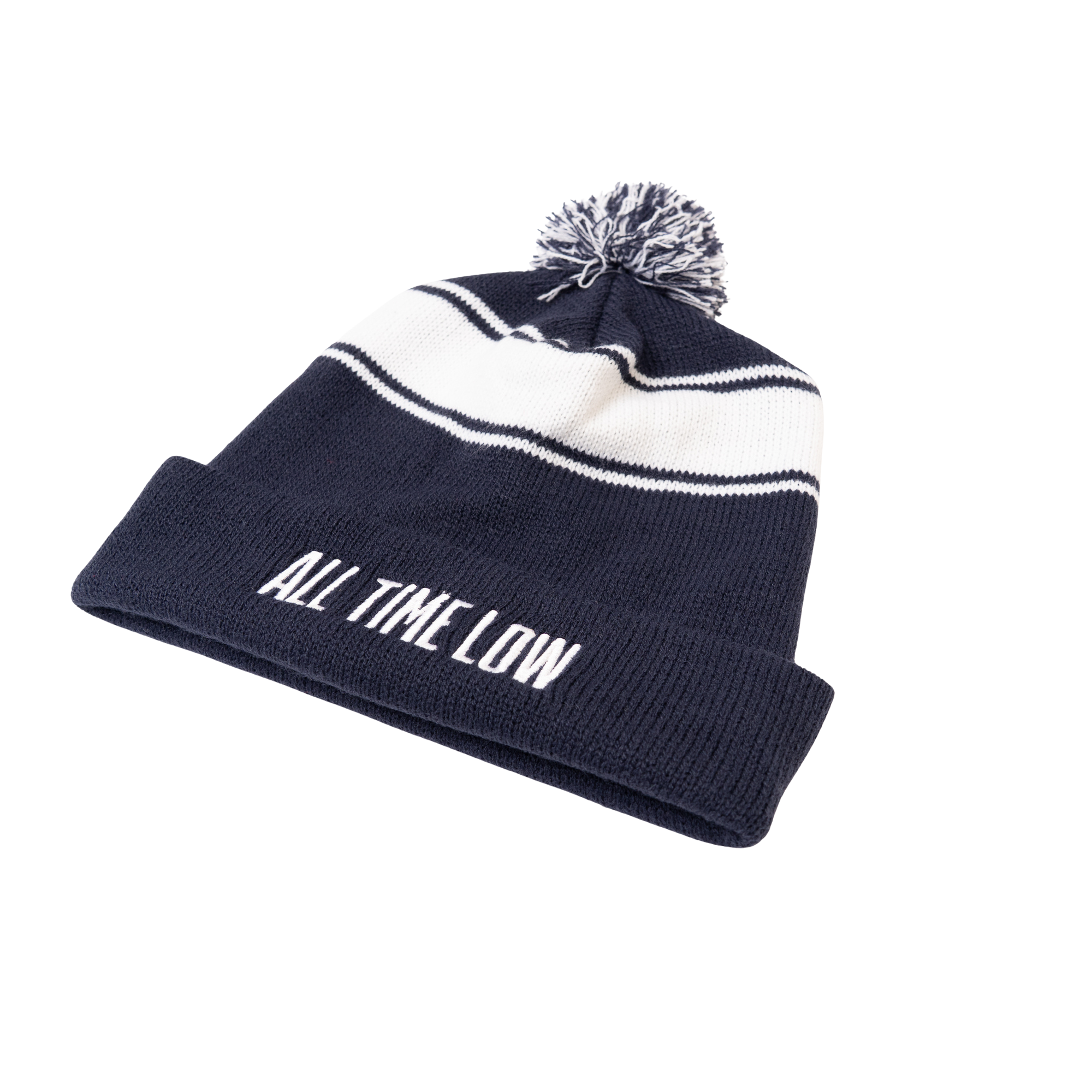 All Time Low Pom Beanie Side