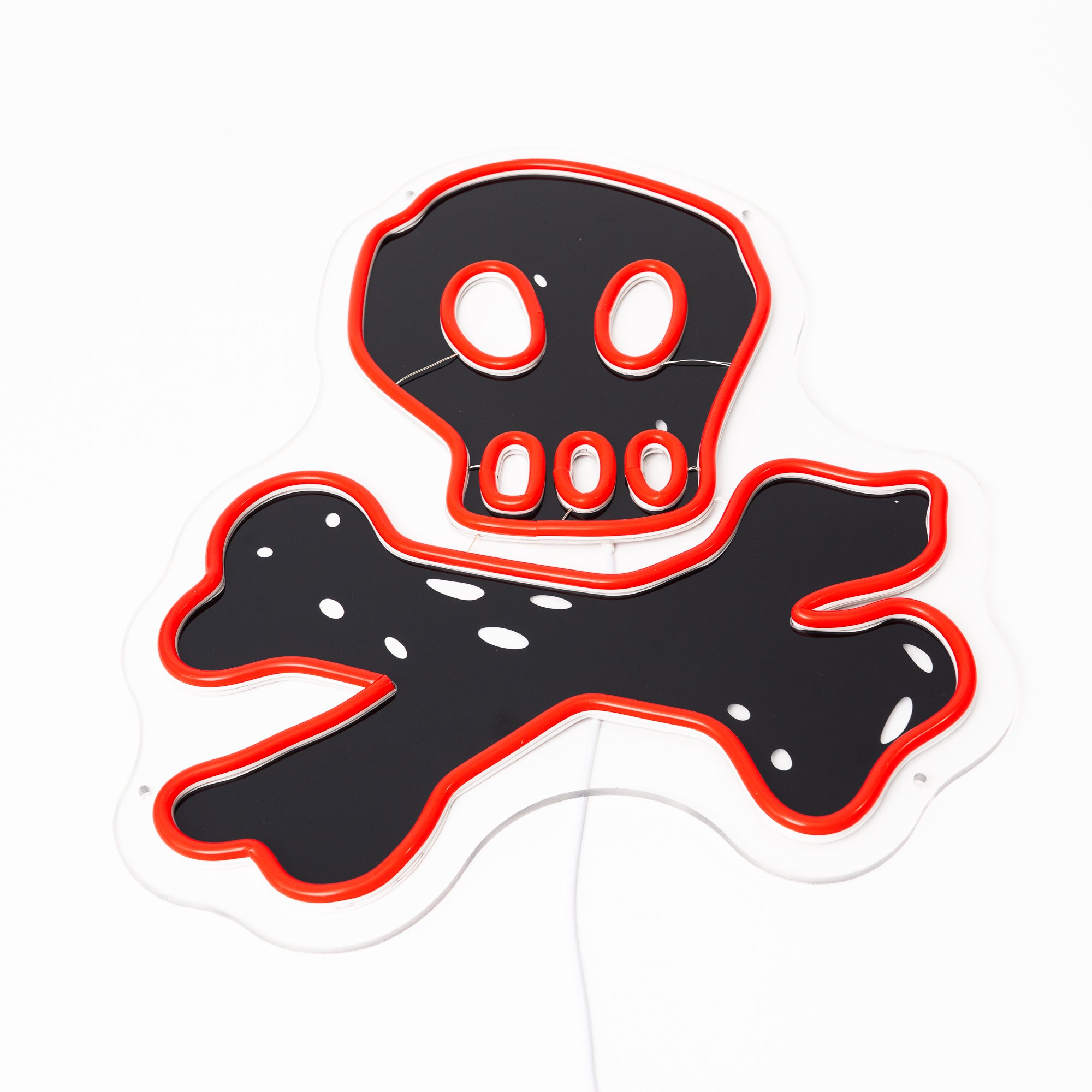 Skull Logo LED Light Lights On 2