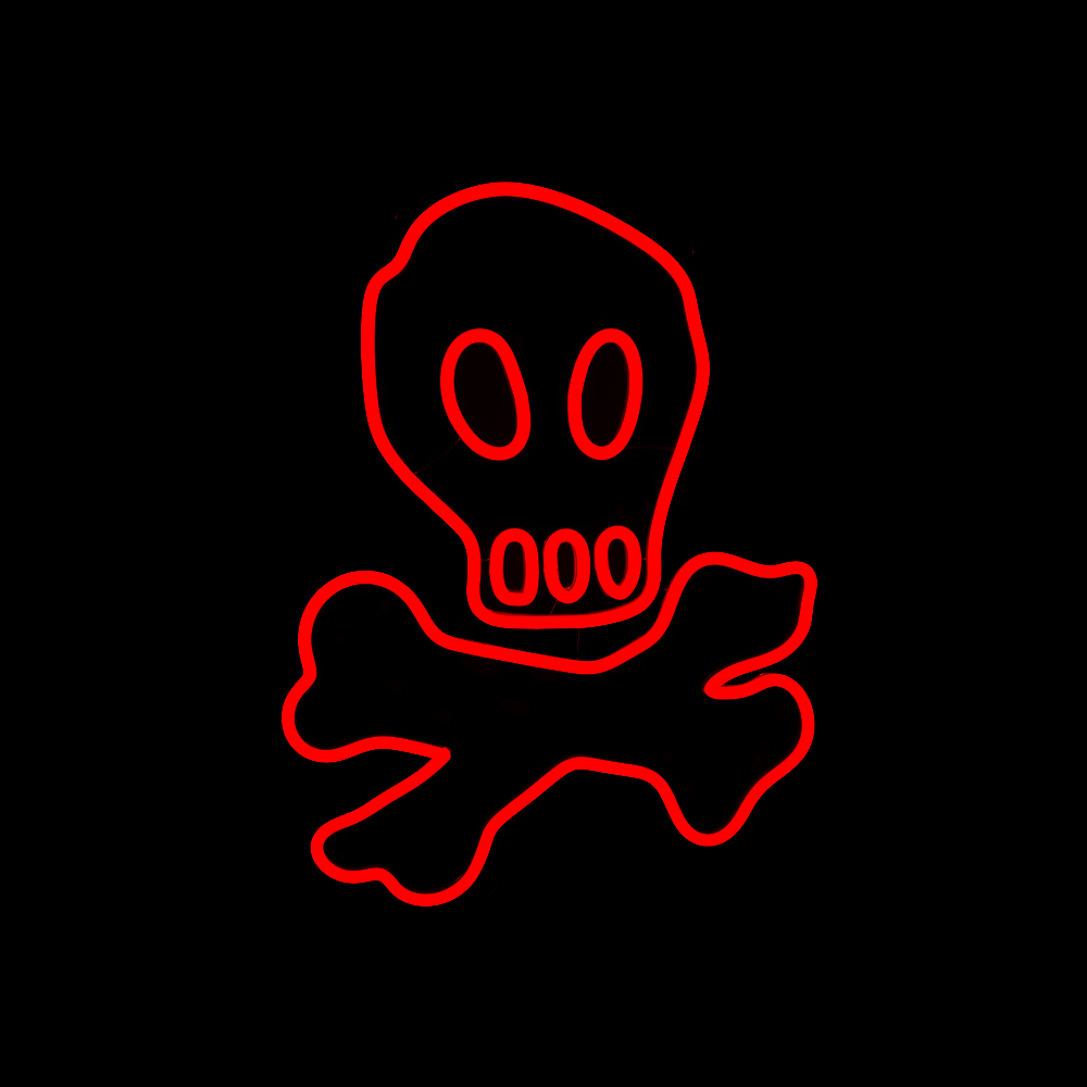 Skull Logo LED Light Lights Out 1