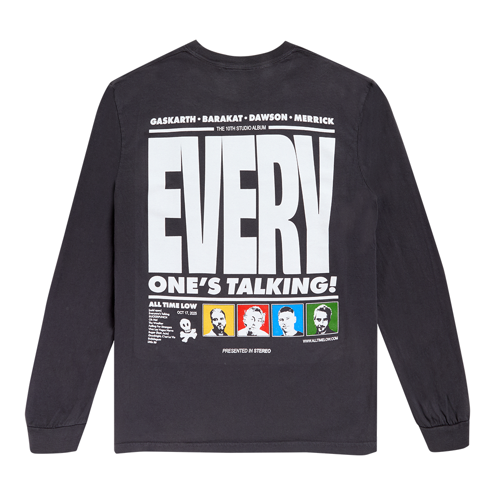 Everyone's Talking! Longsleeve Tee - All Time Low Official Store Everyone's Talking! Longsleeve Tee - All Time Low Official Store