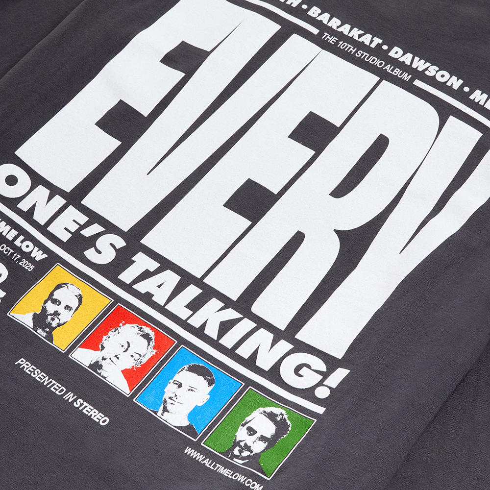 Everyone's Talking! Longsleeve Tee Back Graphic Detail