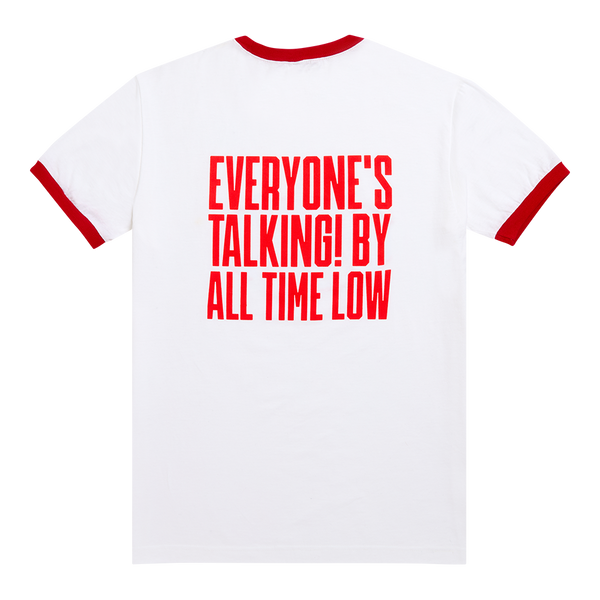 All Time Ringer Everyone's Talking! Ringer T-Shirt - All Time Low Official Store