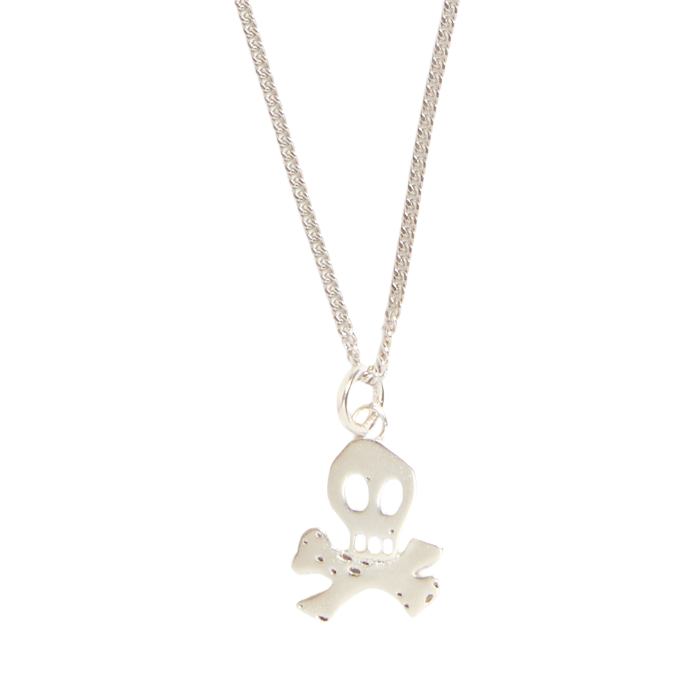 Skull Logo Necklace charm detail