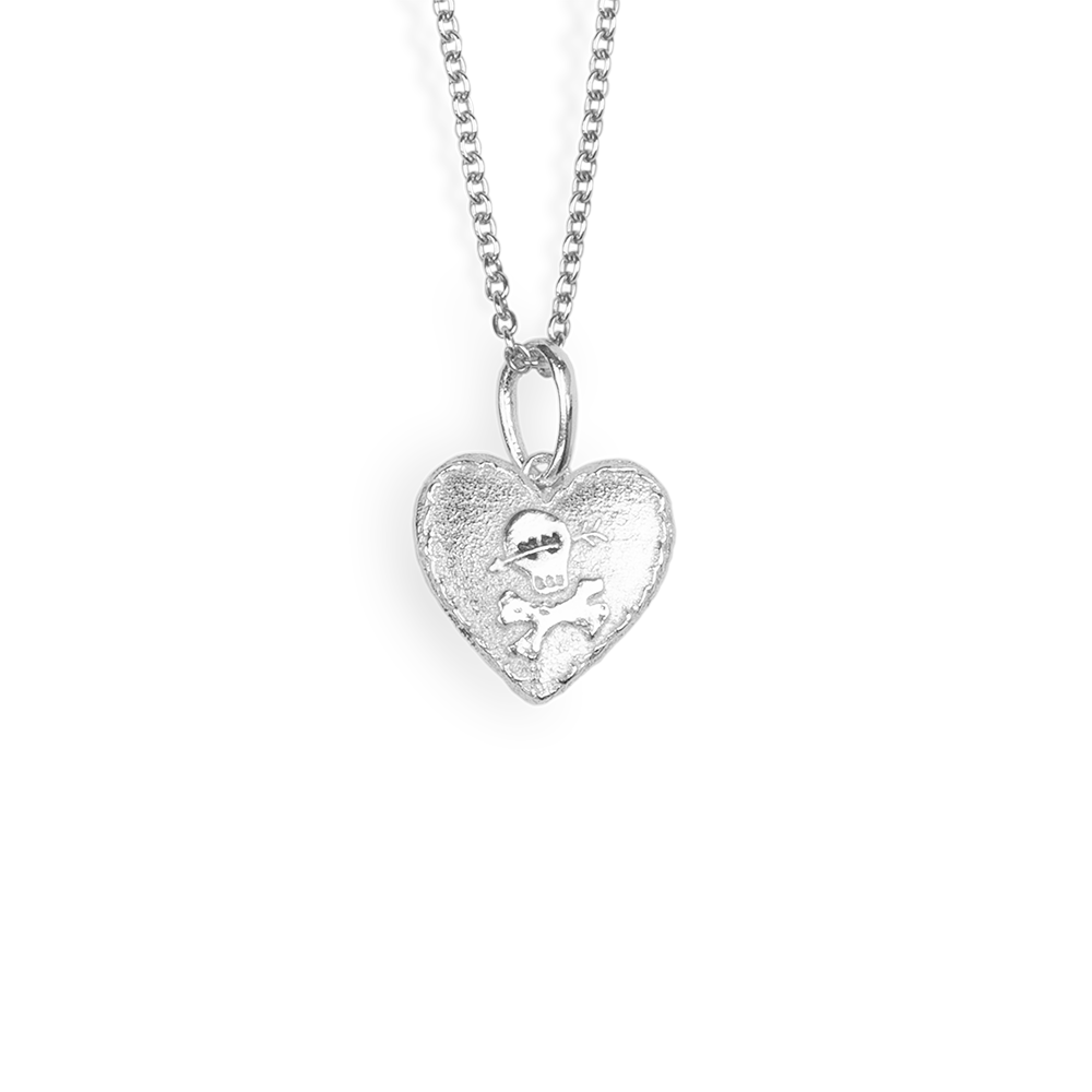 Skull Logo Locket Necklace