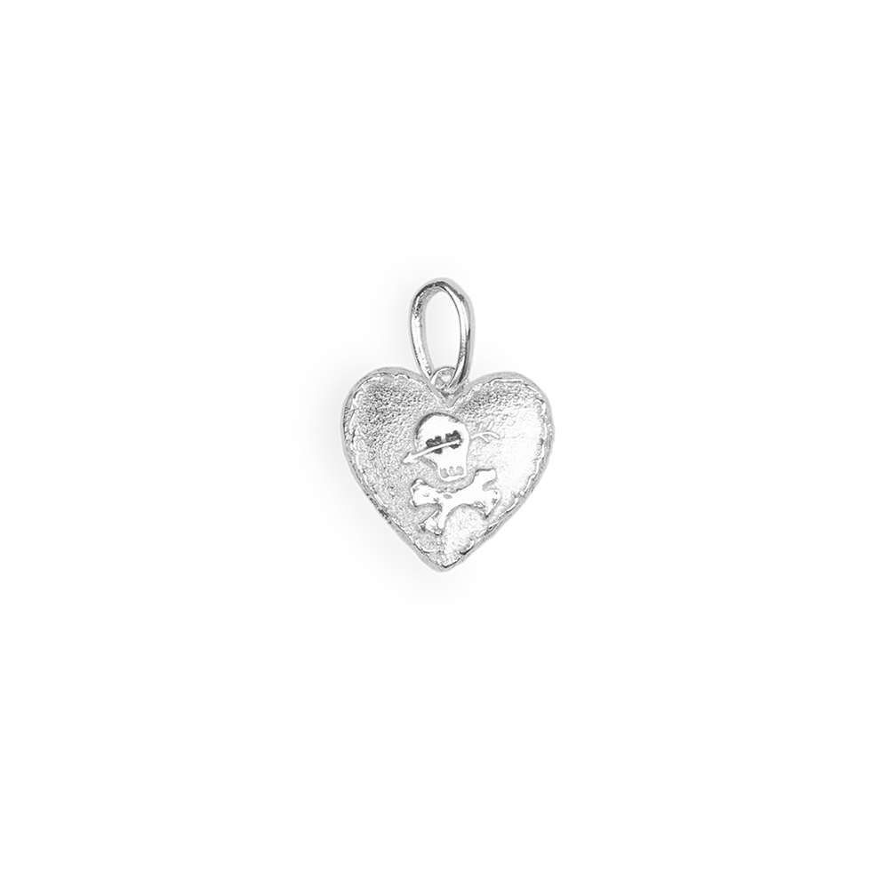 Skull Logo Locket Necklace Front