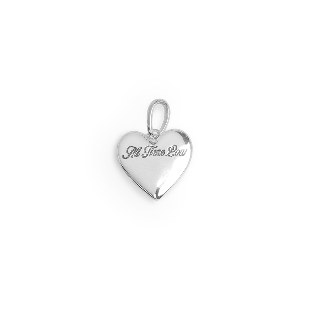 Skull Logo Locket Necklace Back