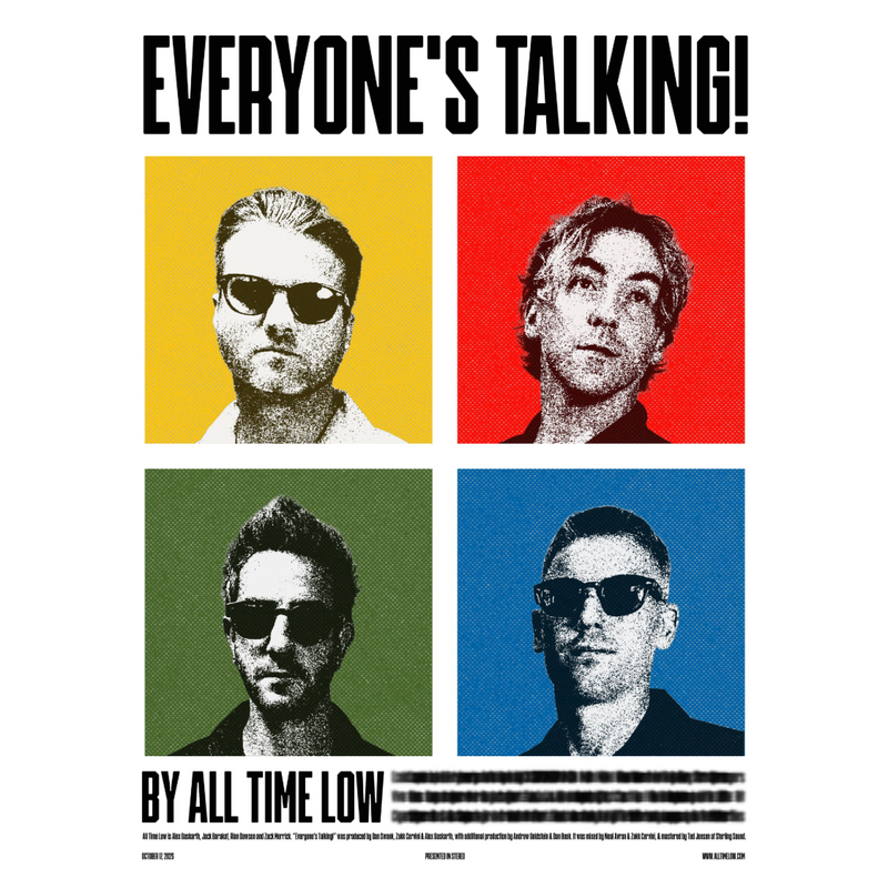 Everyone's Talking! Poster All Time Low Official Store