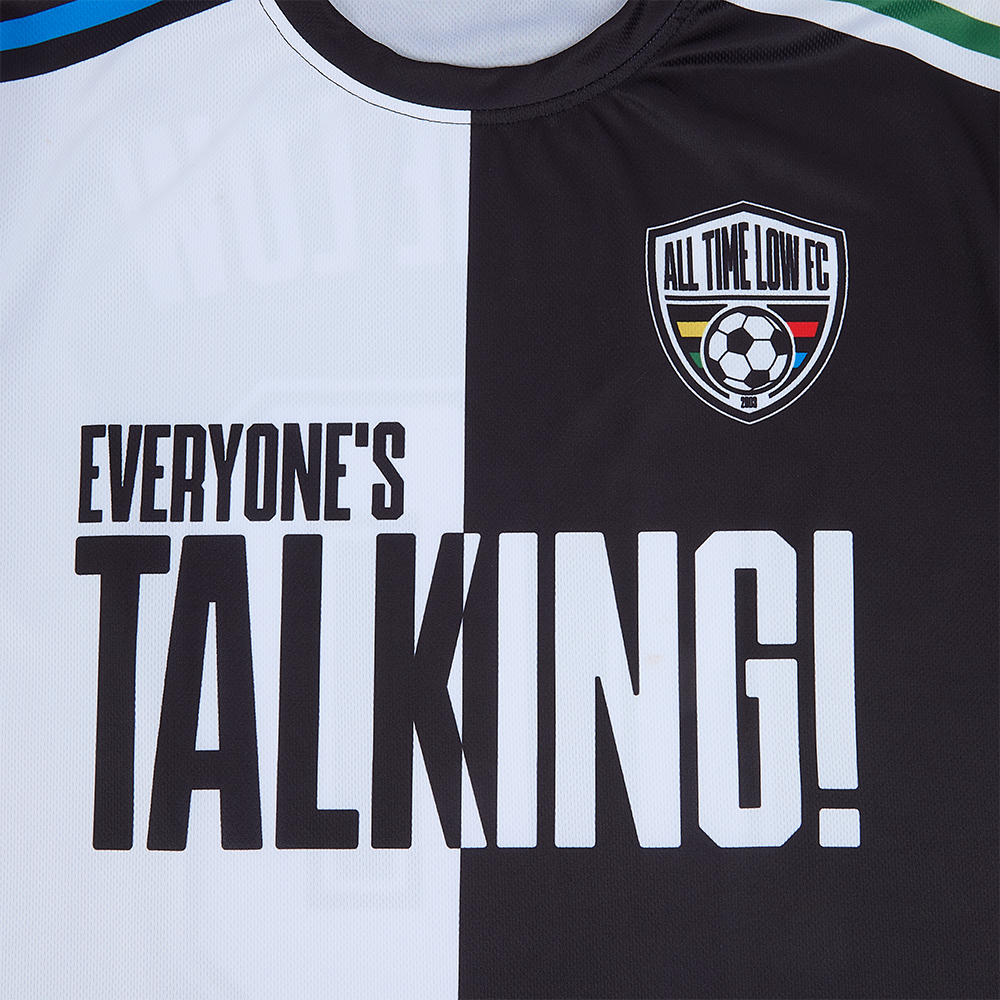 Everyone’s Talking! Soccer Jersey Front Detail