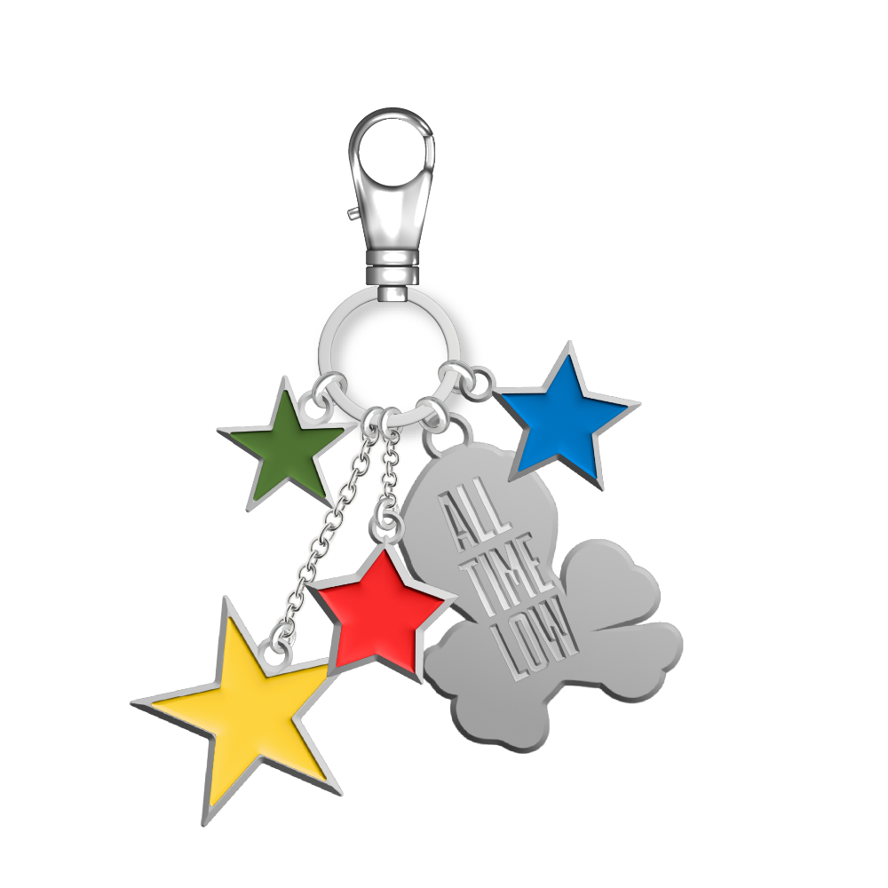 Skull Logo Bag Charm Back