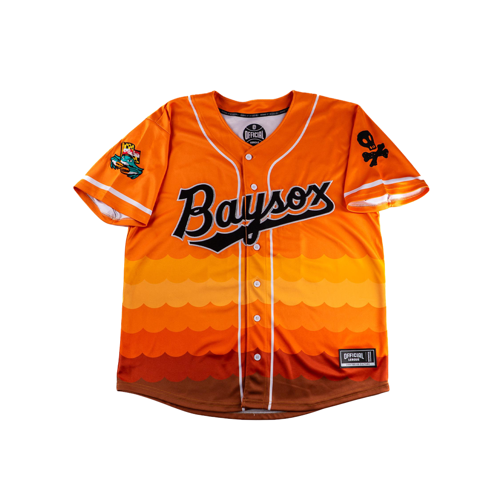 ATL x Chesapeake Baysox Baseball Jersey Front 2