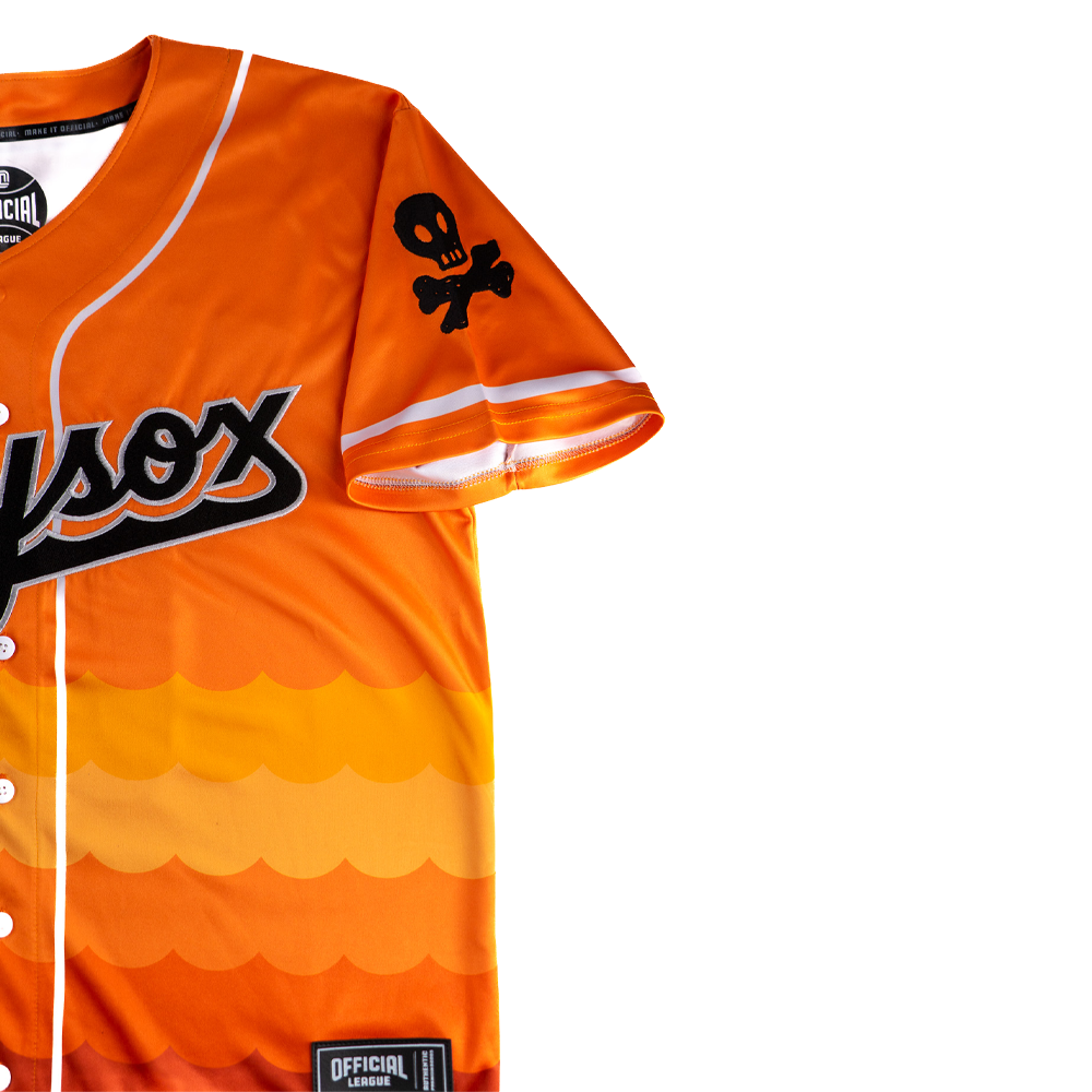 ATL x Chesapeake Baysox Baseball Jersey Detail 1